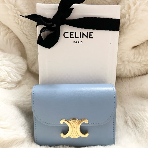 Celine Handbags - Celine Triomphe Wallet with COA
